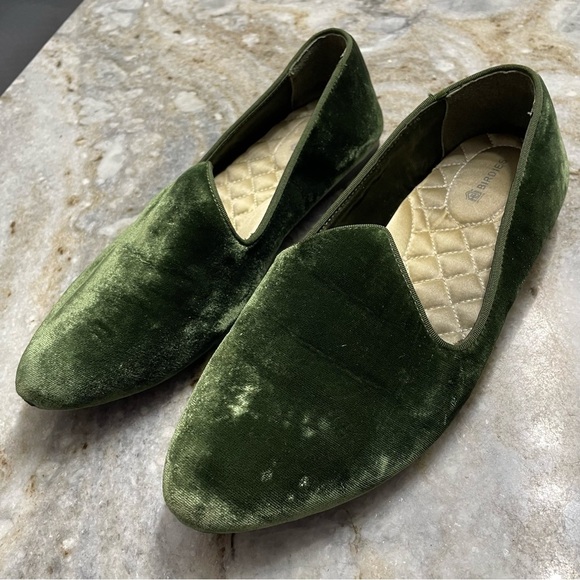 Birdies - The Heron in Olive Green Flats Women’s 8.5 - Picture 3 of 11